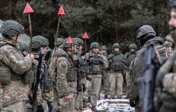 Vyksta tarptautinės pratybos „Narsus Grifonas“:  Lietuvos, Lenkijos, Portugalijos ir JAV kariai treniruojasi Suvalkų koridoriuje