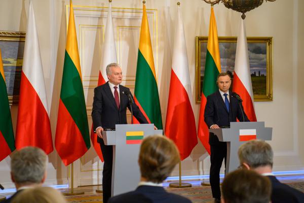 Lietuvos ir Lenkijos vadovai aptarė bendradarbiavimą gynybos srityje