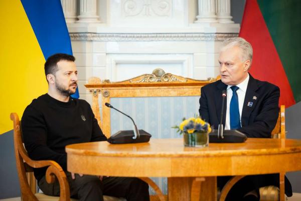 Vilniuje susitiko Lietuvos ir Ukrainos vadovai