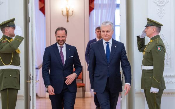 Prezidentas susitiko su Norvegijos sosto įpėdiniu
