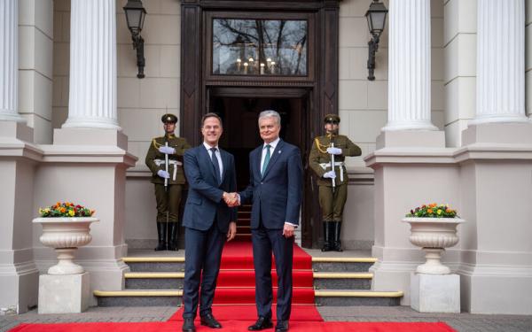 Lietuvoje lankosi Nyderlandų Ministras Pirmininkas