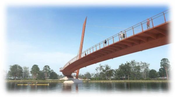Birštone ruošiamasi statyti pėsčiųjų ir dviračių tiltą per Nemuną