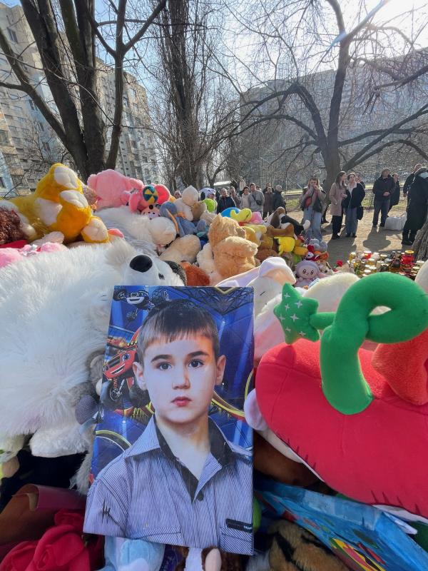 Odesa gedi drono pražudytų penkių vaikų ir septynių suaugusių