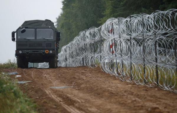 Migrantų srautas į Lenkiją per sieną iš Baltarusijos vėl padidėjo