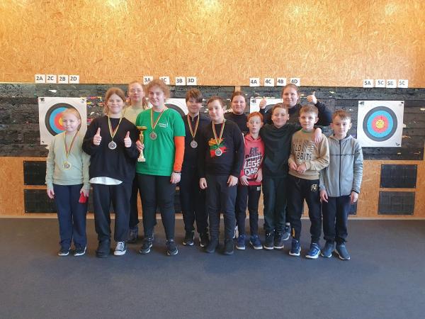 Lietuvos čempionate jaunieji Alytaus lankininkai iškovojo daugiausiai medalių ir pagerino 2 rekordus