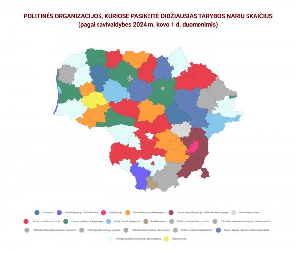 Vieneri metai po savivaldos rinkimų: kaip keitėsi Lietuvos savivaldybių tarybos