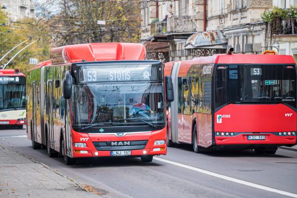 Vilniuje pradeda kursuoti naujas autobusų maršrutas: numeris 123