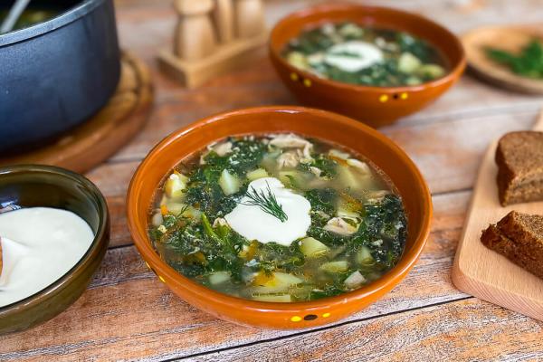 Dilgėlių sriuba su vištiena – pavasariška ir puikaus skonio