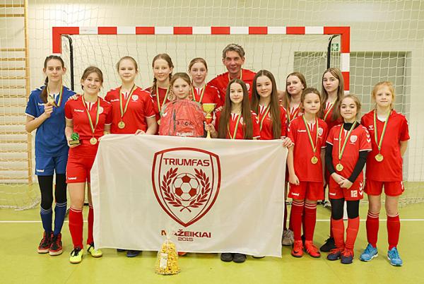 „Triumfo“ komanda – Lietuvos salės futbolo U13 čempionė