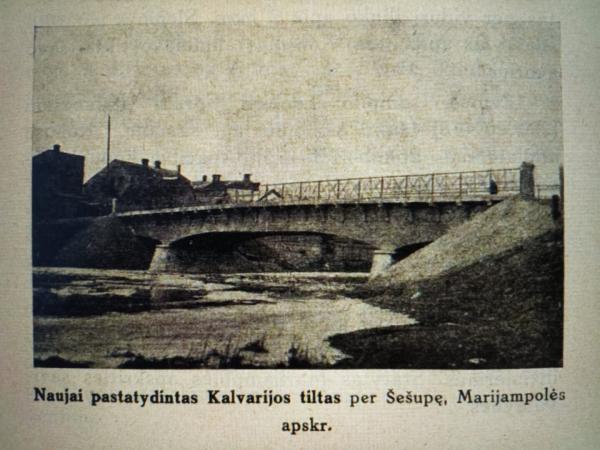 Senoji Kalvarija: medinį tiltą pakeitė gelžbetoninis
