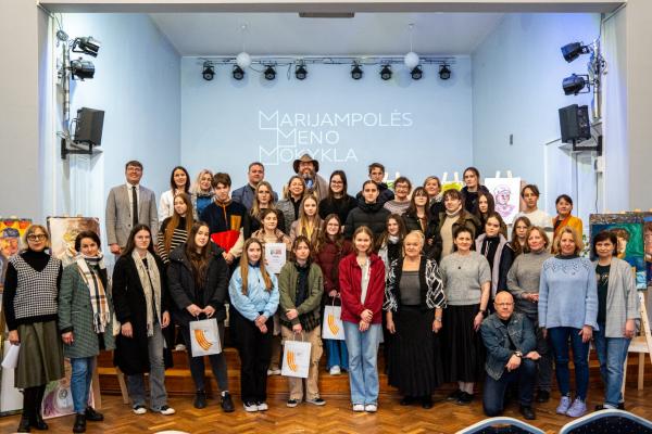 Marijampolės meno mokykloje vyko Sūduvos regiono dailės mokinių olimpiada