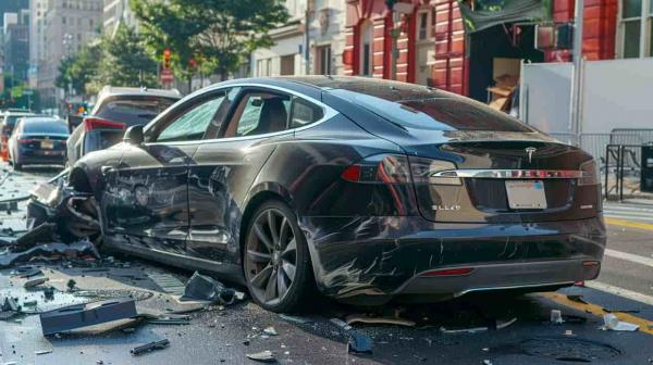 „Tesla“ išvengė teismo proceso dėl mirtimi pasibaigusios avarijos