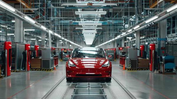 „Tesla“ ambicijos blėsta: krentantys pardavimai verčia atsisakyti gamybos inovacijų