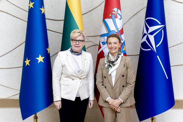 Su Europos Tarybos Generaline sekretore Premjerė aptarė Lietuvos pirmininkavimo ET Ministrų Komitetui prioritetus