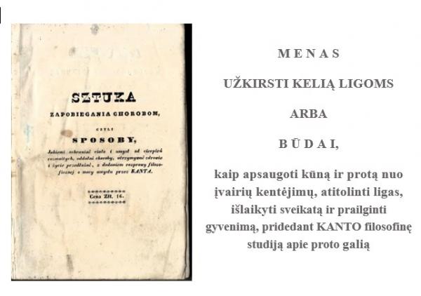 Juzefas Bychovecas ir jo leidinys „Sztuka zapobiegania chorobom“ – sveikatos filosofija, remiantis Kantu