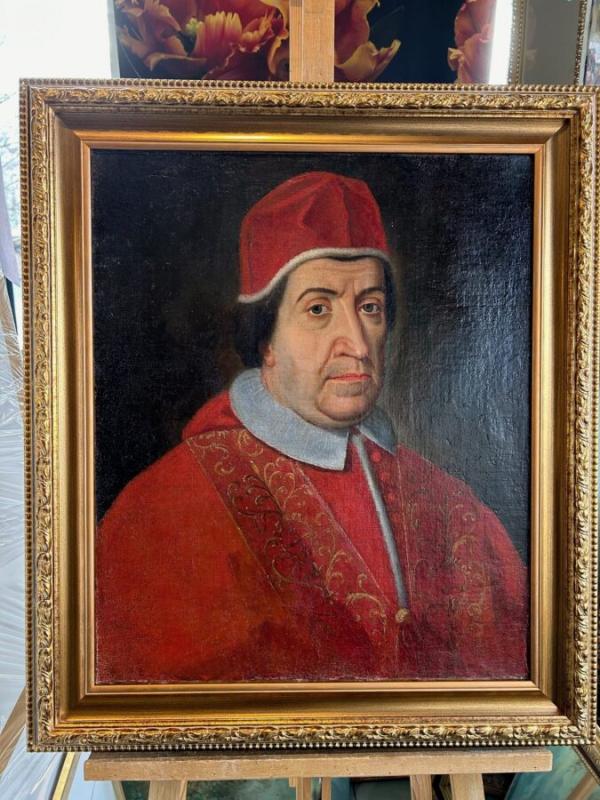 Klemenso XI portretas – jau Trakų bazilikoje