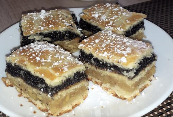 Obuolių-aguonų pyragas pagal senovinį receptą: labai paprasta paruošti!